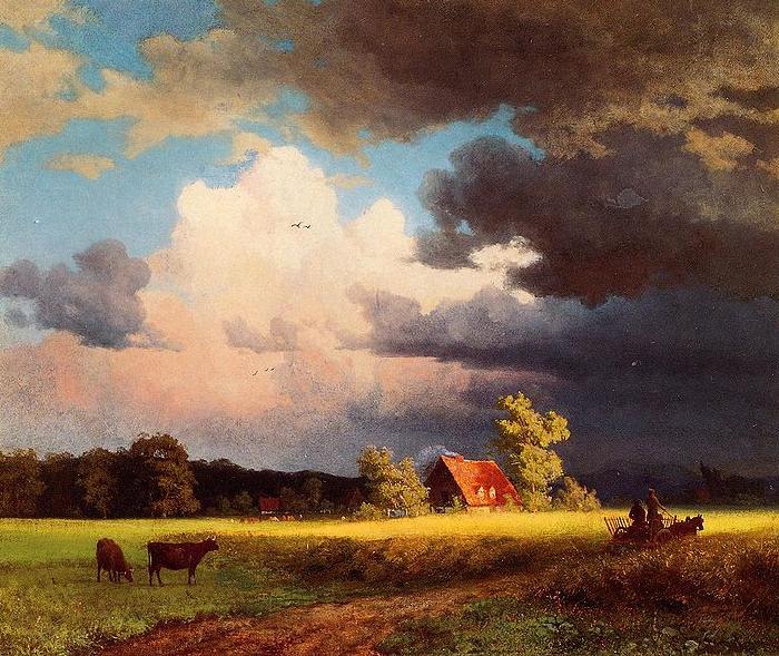 Albert Bierstadt Bavarian_Landscape France oil painting art